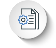 Document gear icon