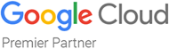 Google 云端 Premier Partner 标识 190x55