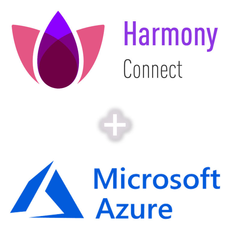 Harmony Connect 和 Microsoft Azure 标志