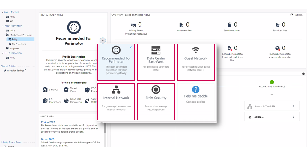 Highest Levels of Security with Autonomous Threat Prevention