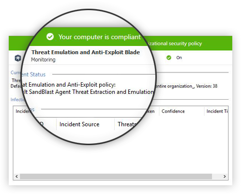 SandBlast Agent Threat Emulation