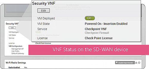 VMWare 安全 VNF 屏幕截图