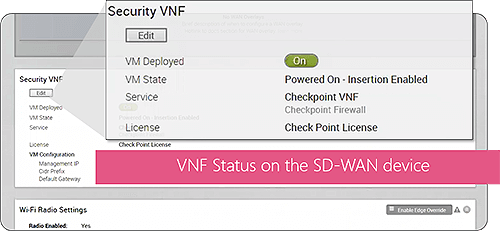 CloudGuard 连接Edge integration with VMware SD-WAN Edge devices