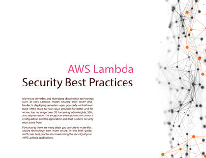 适用于 AWS Lambda 的无服务器安全策略